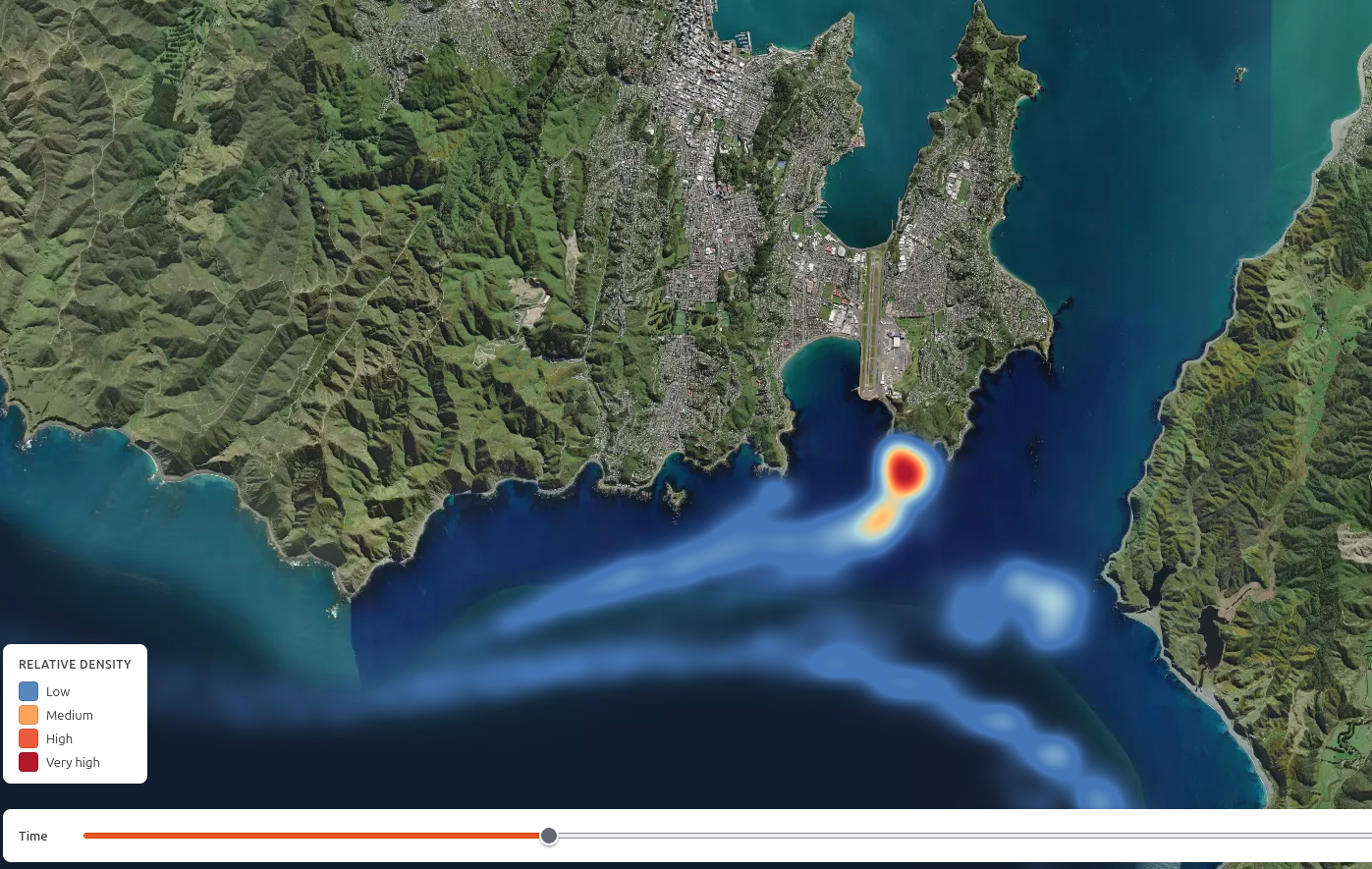 Preview of the SeaScope Pollution map